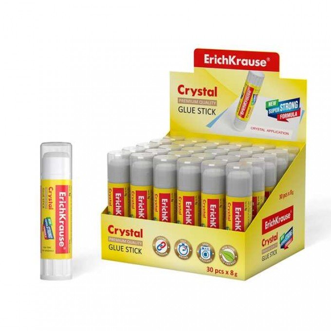 1 Colla Stick 8gr Erichkrause Crystal Super Strong Glue - Adesione rapida e affidabile