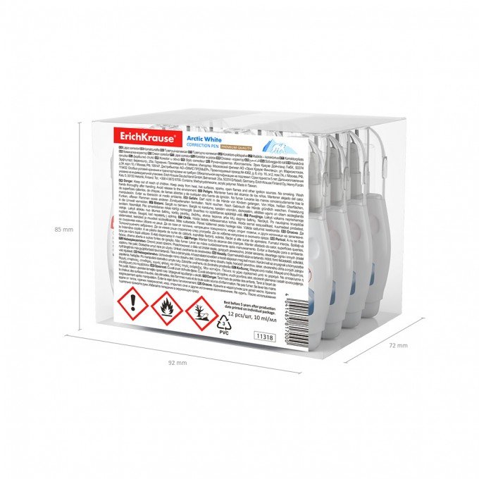 1 Correttore a Penna ErichKrause Arctic White 10 ml