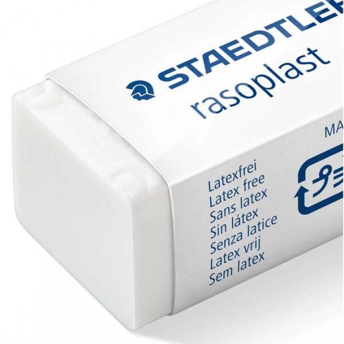 Staedtler Rasoplast 526 B40 Gomma - Gomme di alta qualità - Scarti minimi - Colore bianco