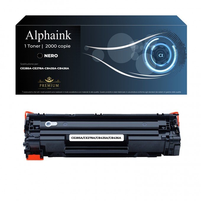 Toner Canon CE285A-CE278A-CB435A-CB436A Nero Compatibile