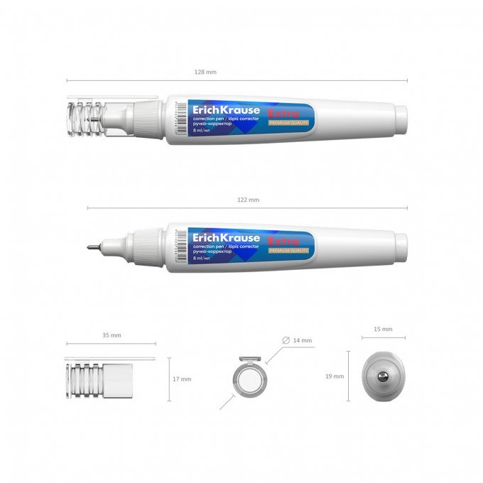 1 Correttore a Penna ErichKrause Extra, 8 ml