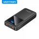 Vention Bateria Powerbank 20000mAh 22.5W USB (C+A+A) con Pantalla LED - Colore Nero