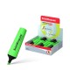 1 Evidenziatore fluorescente Erichkrause Visioline V-12 - Punta smussata - Inchiostro a base d'acqua - Colore verde