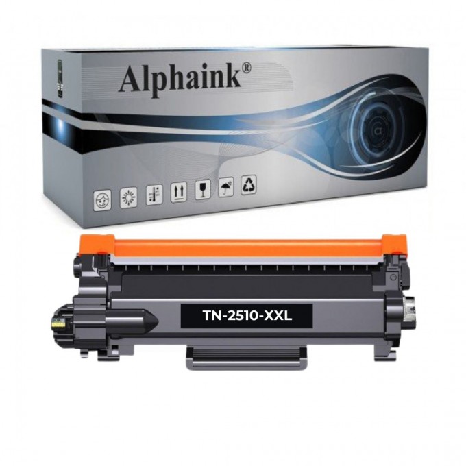 Toner Brother TN-2510XXL Nero CON CHIP Compatibile