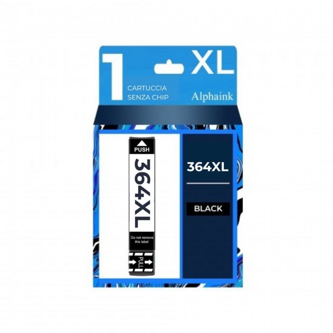 Cartuccia HP 364XL BK CB321EE Nero Senza CHIP Compatibile