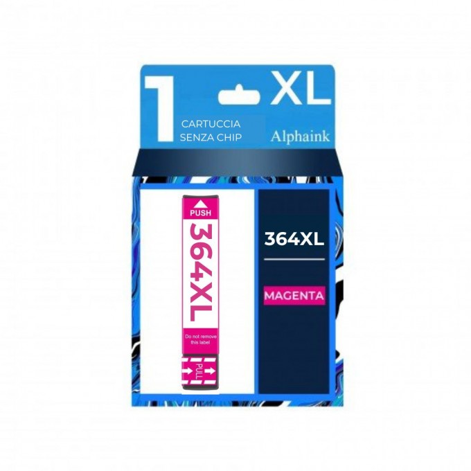 Cartuccia HP 364XL M CB324EE Magenta Senza CHIP Compatibile