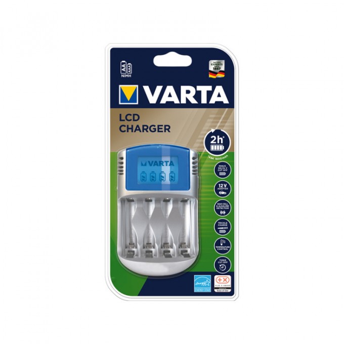 Caricabatterie Varta LCD Charger 12V/USB