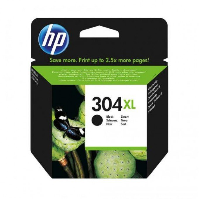 Cartuccia Hp 304XL-BK Nera originale