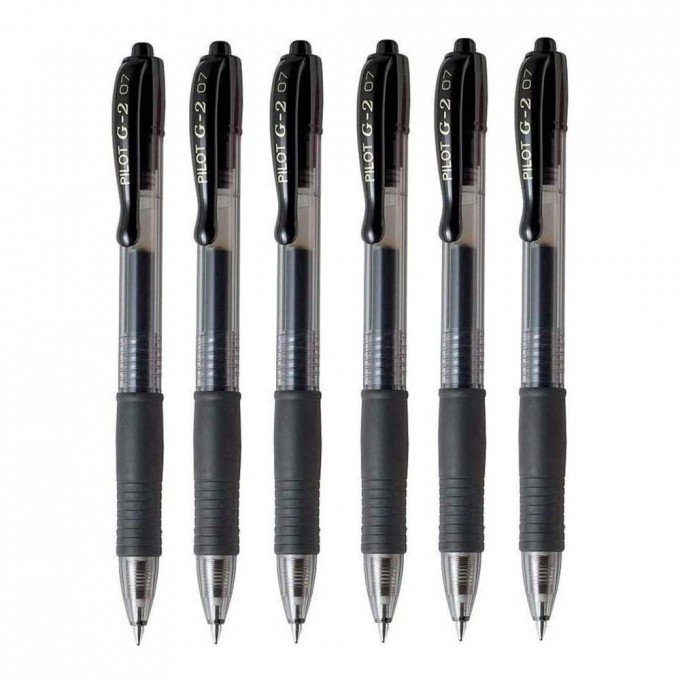 Pilot G 2 Penna Roller a Inchiostro Gel a Scatto Confezione da 12 Penne Colore Nero