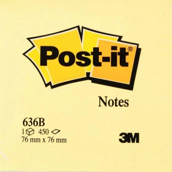 Post-it-Super-Sticky-Cubo-da-450-Foglietti-Adesivi-76-mm-x-76-mm-Colore- Giallo