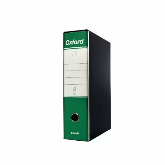 Esselte-Oxford-Registratore-Archivio-Dorso-8-cm-Colore-Verde-confezione-da-6