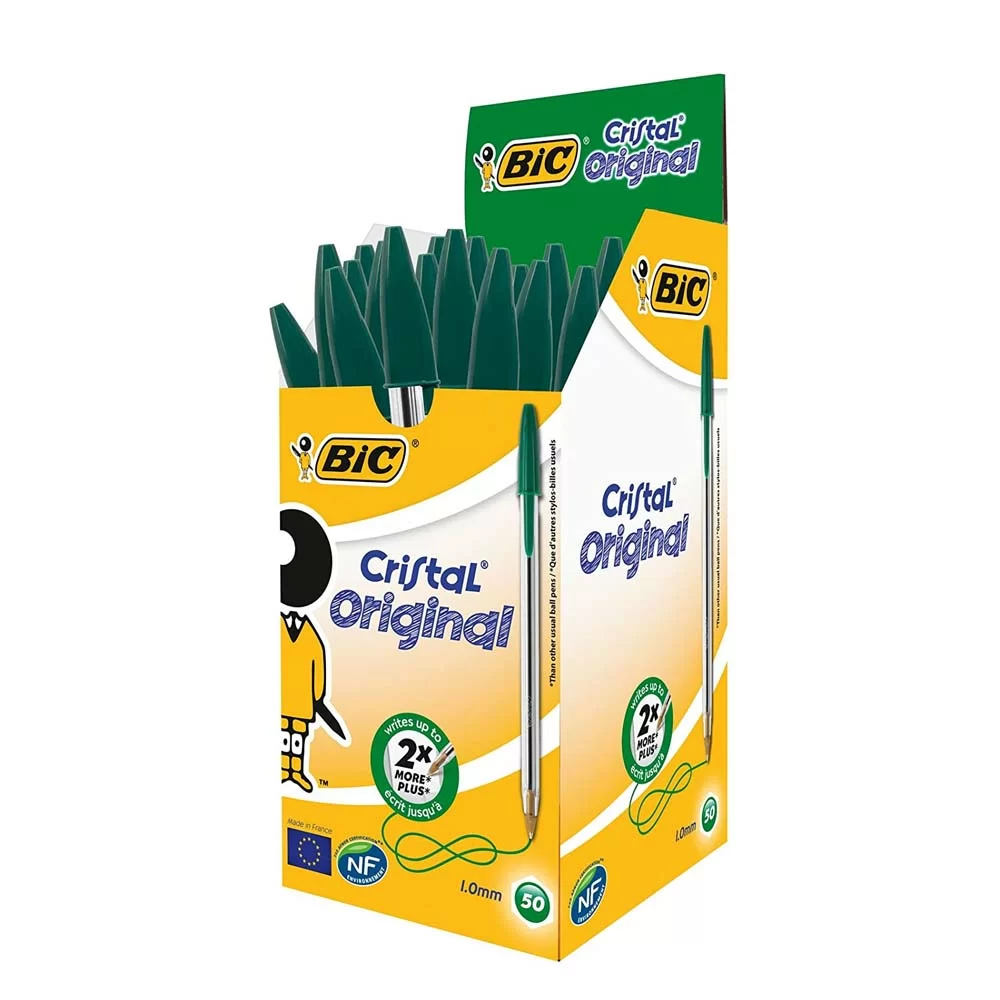 Ftg s.r.l.: BIC PENNE CRISTAL GREEN DA 50 - 949874