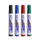 BiC Velleda 4 pennarelli Multicolore per lavagna magnetica, punta rotonda, tratto 1,4 mm