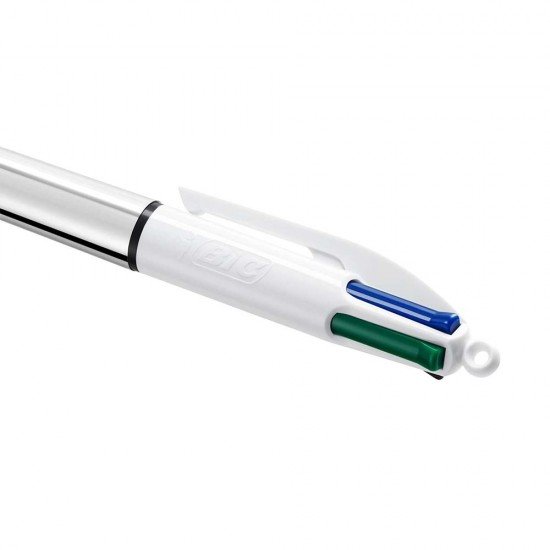 Penna a Scatto Bic 4 Colori Original COLOUR SHINE Confezione da 12 penne