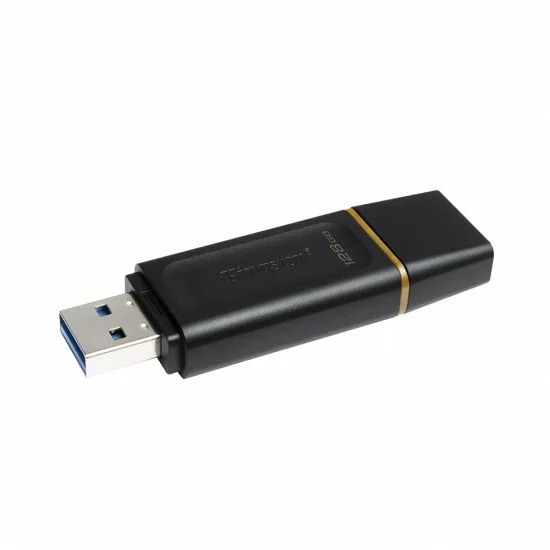 Chiavetta-USB-3.2 -Pen-Drive-Kingstone-128GB-DataTraveler-Exodia-per-Archiviazione-Dati-Colore-Nero