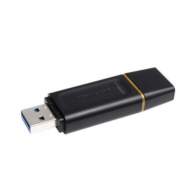 Chiavetta USB 3.2 Pen Drive Kingstone 128GB DataTraveler Exodia per Archiviazione Dati Colore Nero