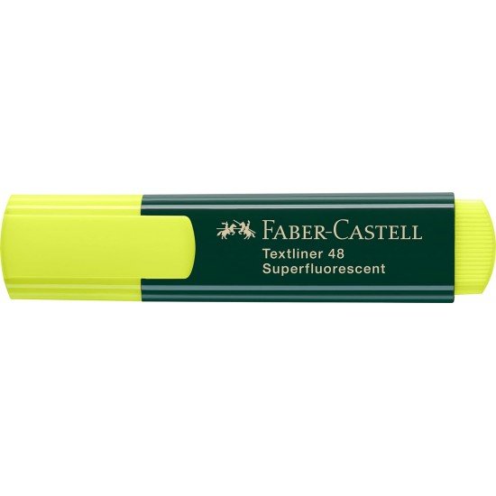 Faber Castell Set Evidenziatori Giallo Textliner 48 - Confezione da 10