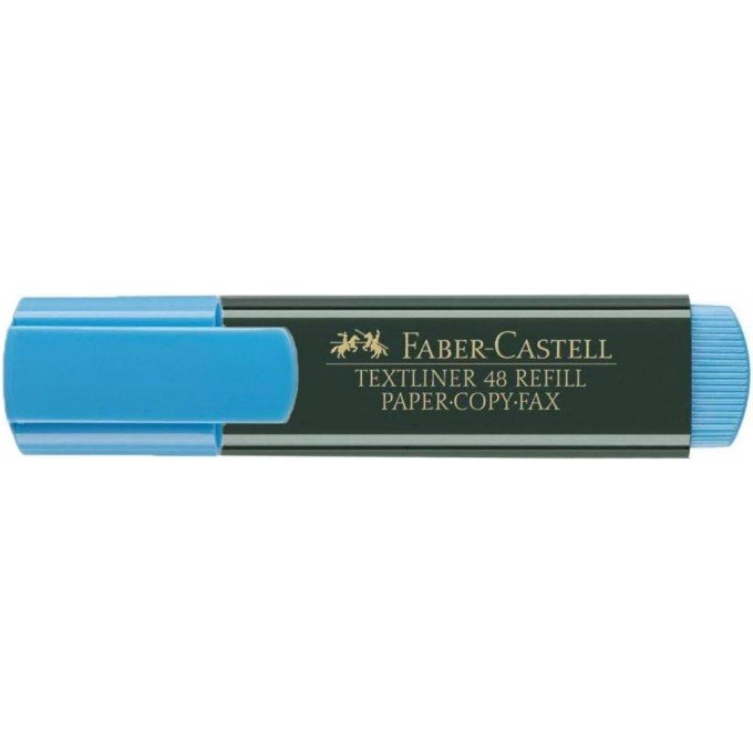 Faber Castell Set Evidenziatori Blu Textliner 48 - Confezione da 10