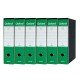 Esselte Oxford Registratore Archivio Dorso 8 cm G-85 Colore Verde Confezione da 6