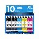 10 Cartucce Epson T603XL C13T03A64020 Nero + Colore Compatibili