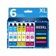 6 Cartucce Epson T603XL Colore Compatibili 