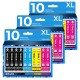 30 Cartucce Epson T604XL C13T10H14010 Nero + Colore Compatibili 