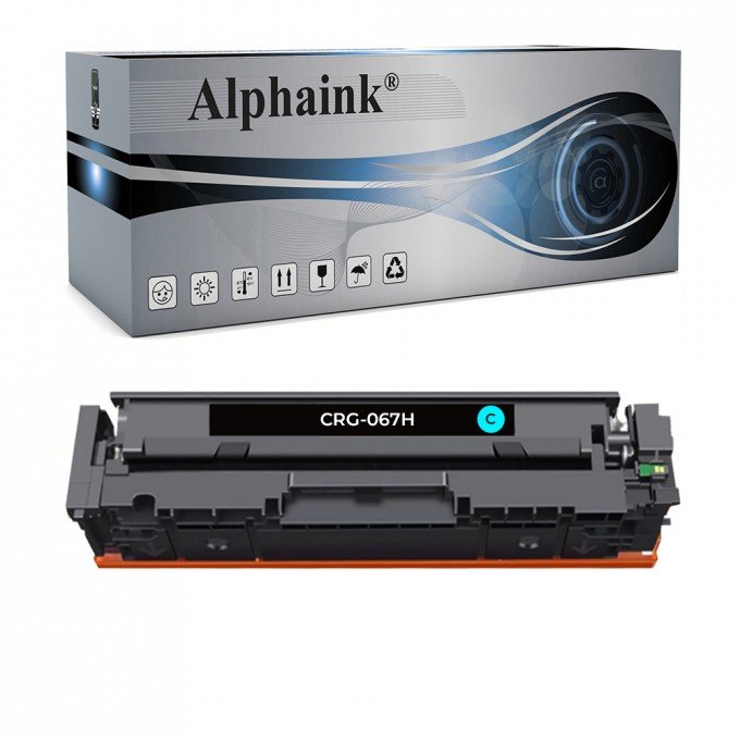 Toner Compatibile Ciano per Canon 067 067H CRG-067