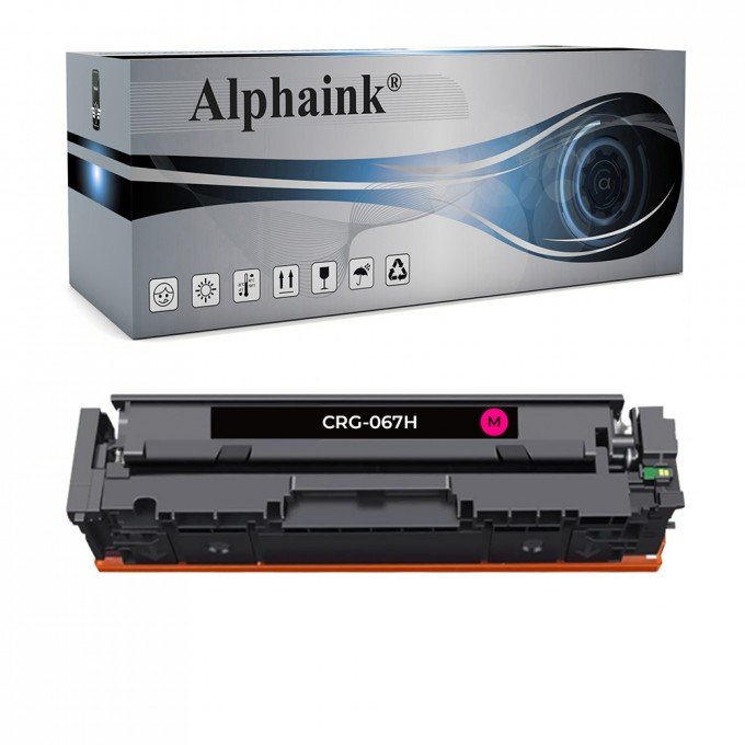 Toner Compatibile Magenta per Canon 067 067H CRG-067