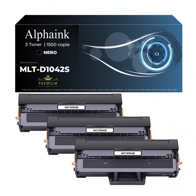 3 Toner Samsung MLT-D1042S SU737A Nero Compatibili