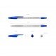 Set di 4 penne a sfera ErichKrause R-301 Stick Classic 1.0, colore inchiostro: blu (in sacchetto)