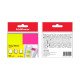 Segnapagina ErichKrause Neon, 50x75 mm, 60 fogli, 2 colori: giallo, rosa
