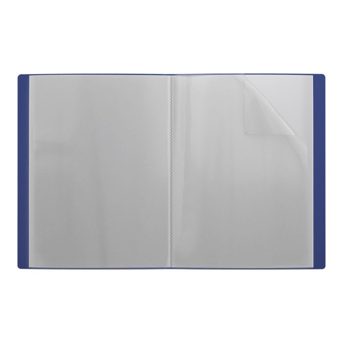 Cartella portadocumenti ErichKrause® Matt Classic, 10 tasche, A4, blu (confezione da 4 pezzi)