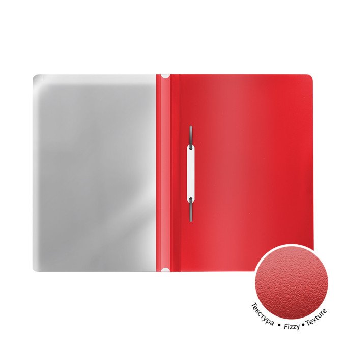 Raccoglitore ErichKrause Fizzy Classic, A4, 120/140 mcm, rosso (confezione da 20 pezzi)