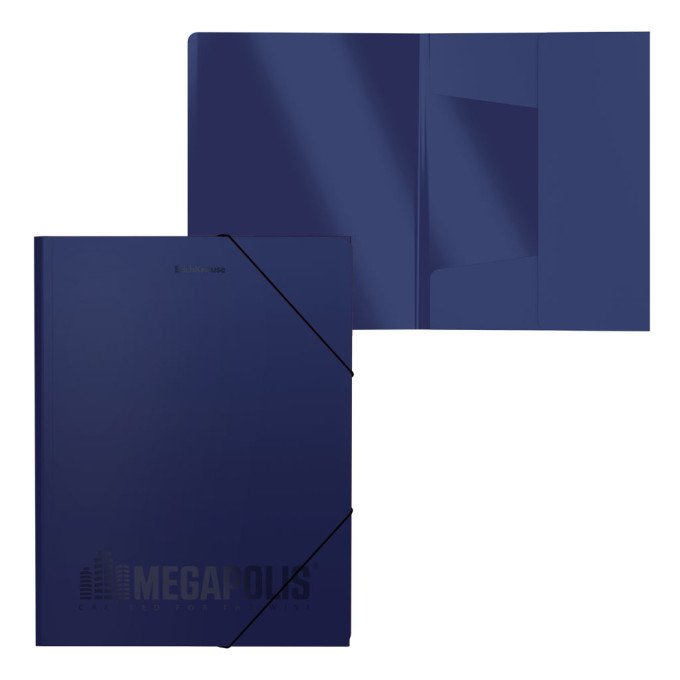 Custodia Action ErichKrause® MEGAPOLIS, A4, blu (confezione da 4 pezzi)