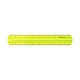 Righello di plastica con supporto ErichKrause Neon, 20 cm, giallo, in sacchetto di plastica