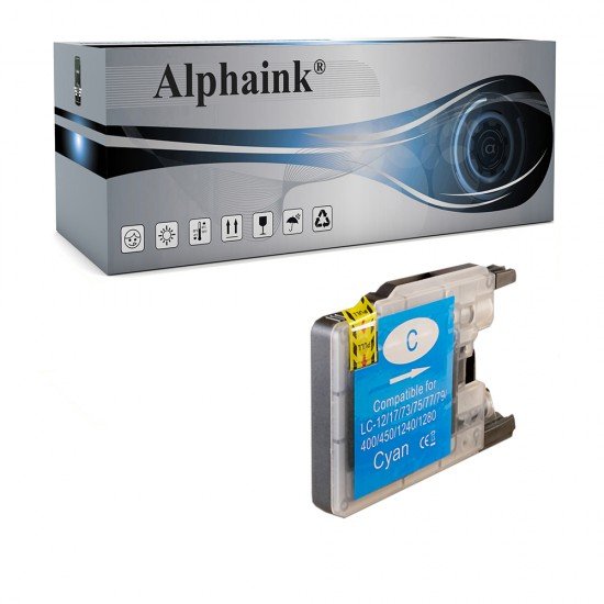 Cartuccia Brother LC-1280-C Ciano Compatibile Cartuccia Brother LC-1280-C Ciano Compatibile
