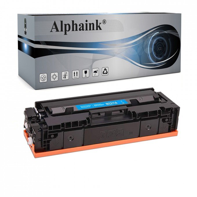 Toner per HP W2211A 207A Ciano NO CHIP Compatibile