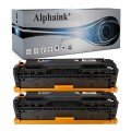 2 Toner Compatibile per Canon 731H Nero prodotto da Alphaink 