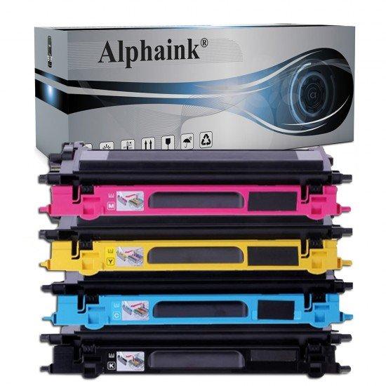 4 Toner Brother TN-135 Nero + Colore Compatibili 4 Toner Brother TN-135 Nero + Colore Compatibili