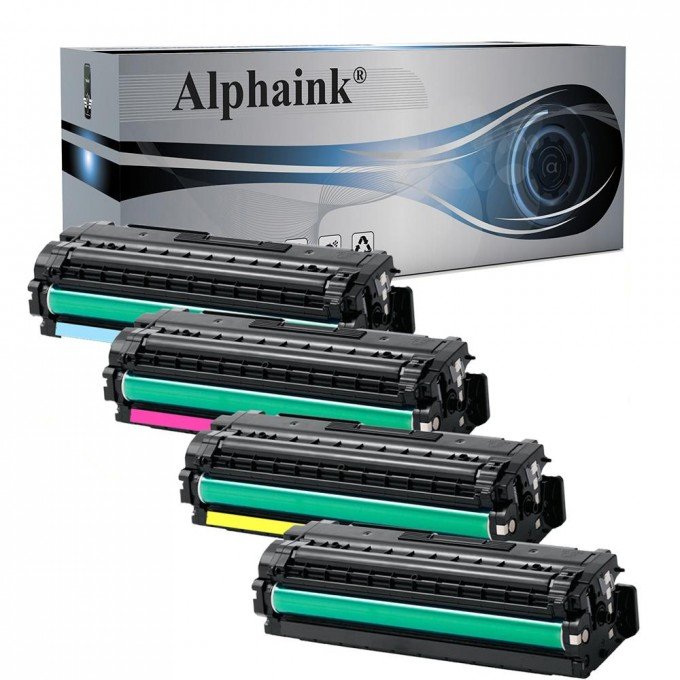 4 Toner Samsung CLT-505L Nero + Colore Compatibili