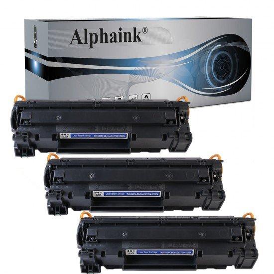 3 Toner Hp CB436A Nero Compatibili 3 Toner Hp CB436A Nero Compatibili