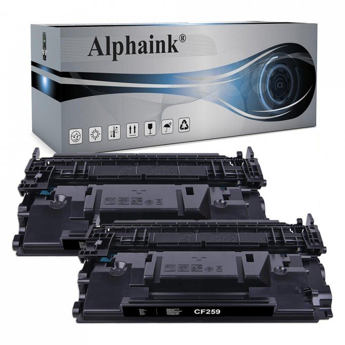 2 Toner HP CF259A 59A Nero CON CHIP Compatibile