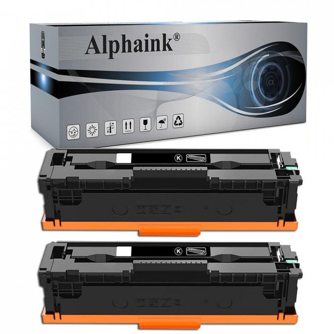 2 Toner HP CF410X 410X Nero Compatibile