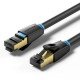 Cavo Ethernet Vention Cat 8 SFTP 2 Metri – 40Gbps, 2000MHz, RJ45 schermato – Alta velocità per gaming, streaming e reti professionali