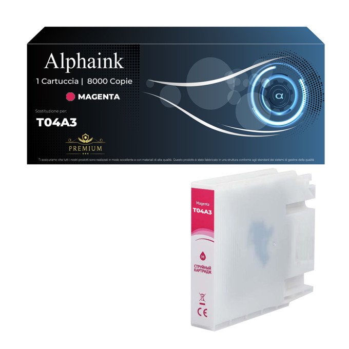 Cartuccia compatibile Epson T04A3 Magenta Cartuccia compatibile Epson T04A3 Magenta