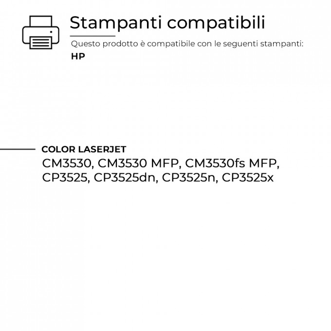 Toner HP CE250X 504X Nero Compatibile