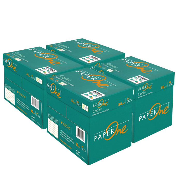Carta A4 PaperOne Copier 80gr - 20 risme per fotocopie e stampe professionali