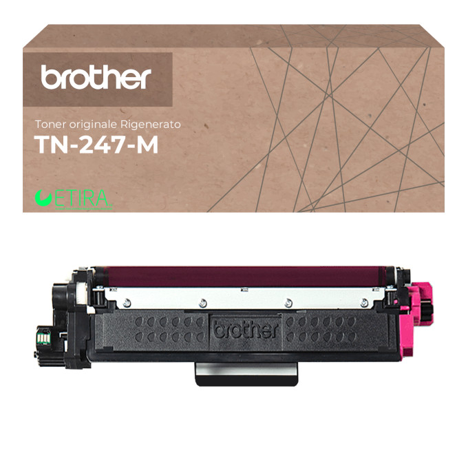 Toner Originale Rigenerato Brother TN-247-M Magenta