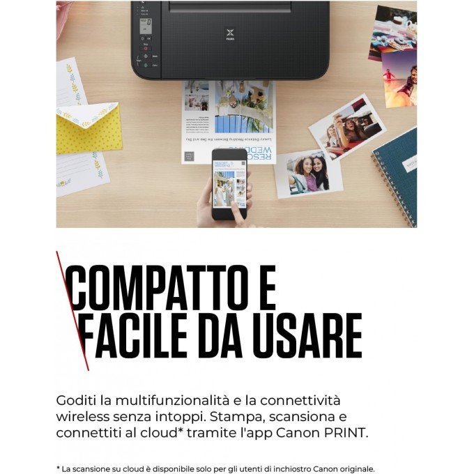 Stampante Multifunzione Canon PIXMA TS 3350 – Wi-Fi, Stampa, Scansione e Copia Stampante Multifunzione Canon PIXMA TS 3350 – Wi-Fi, Stampa, Scansione e Copia