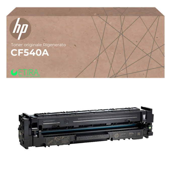 Toner Originale RIgenerato HP CF540A 203A Nero